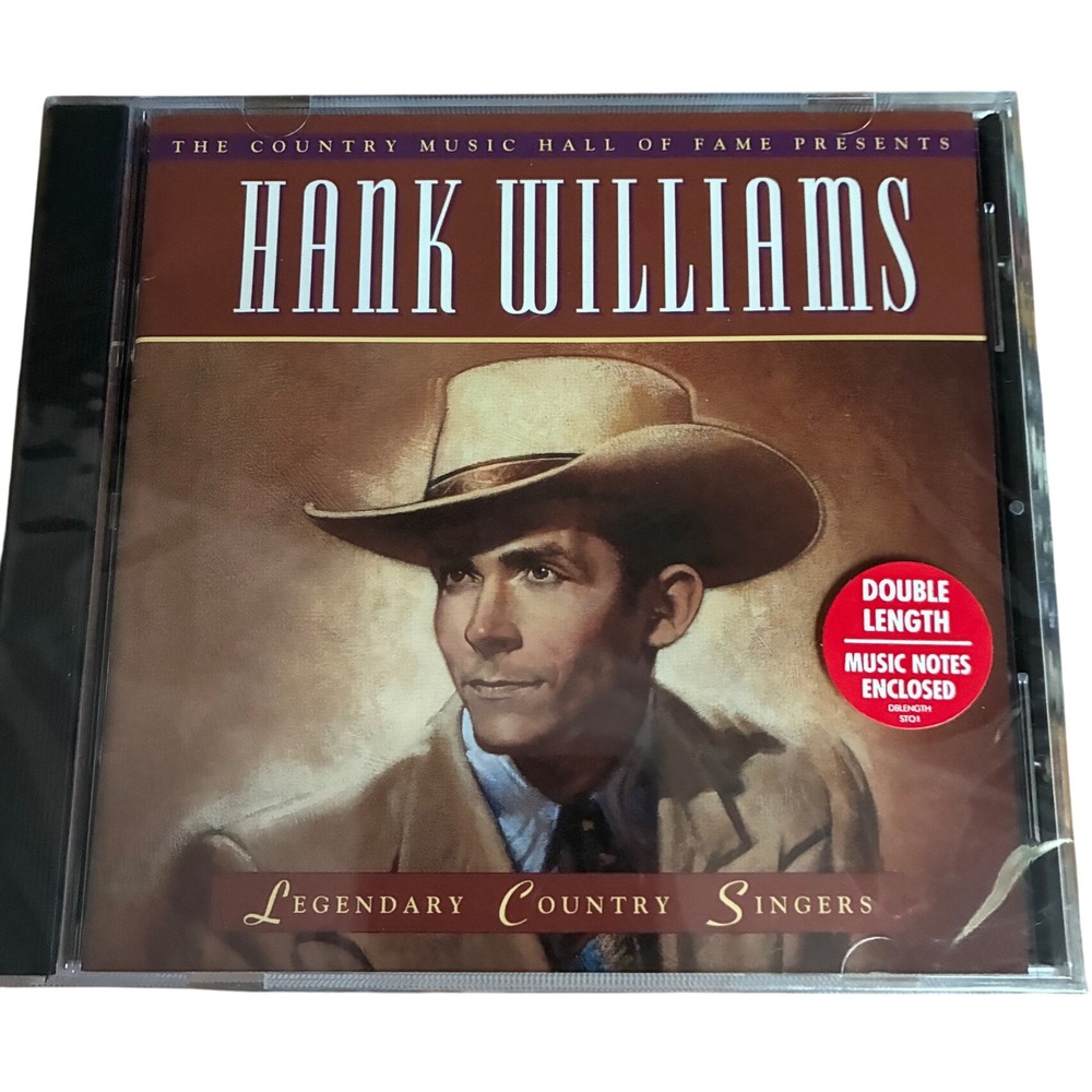 Hank Williams Legendary Country SingersCD Time Life Music 1994 New Sealed25 Hits